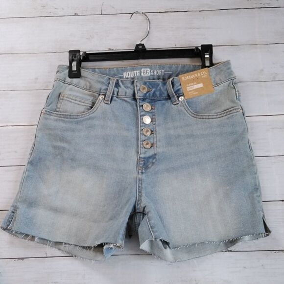 Women's Mid-Rise Denim Cut-Off Shorts Size 10 - Picture 1 of 4